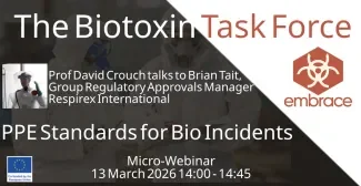 EMBRACE Biotoxin Task Force - PPE Standards for Bio Incidents